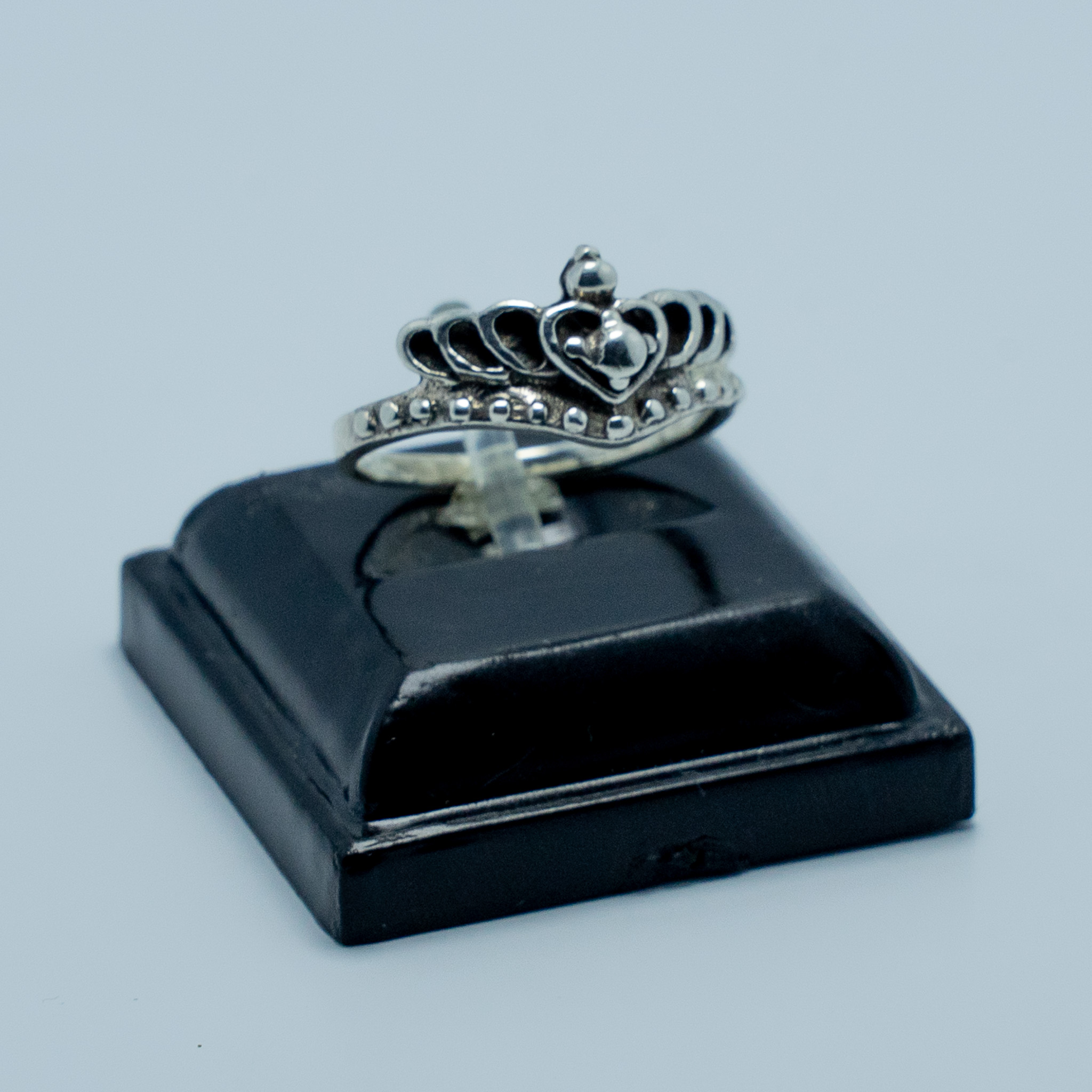 Anillo Corona Claddagh Plata