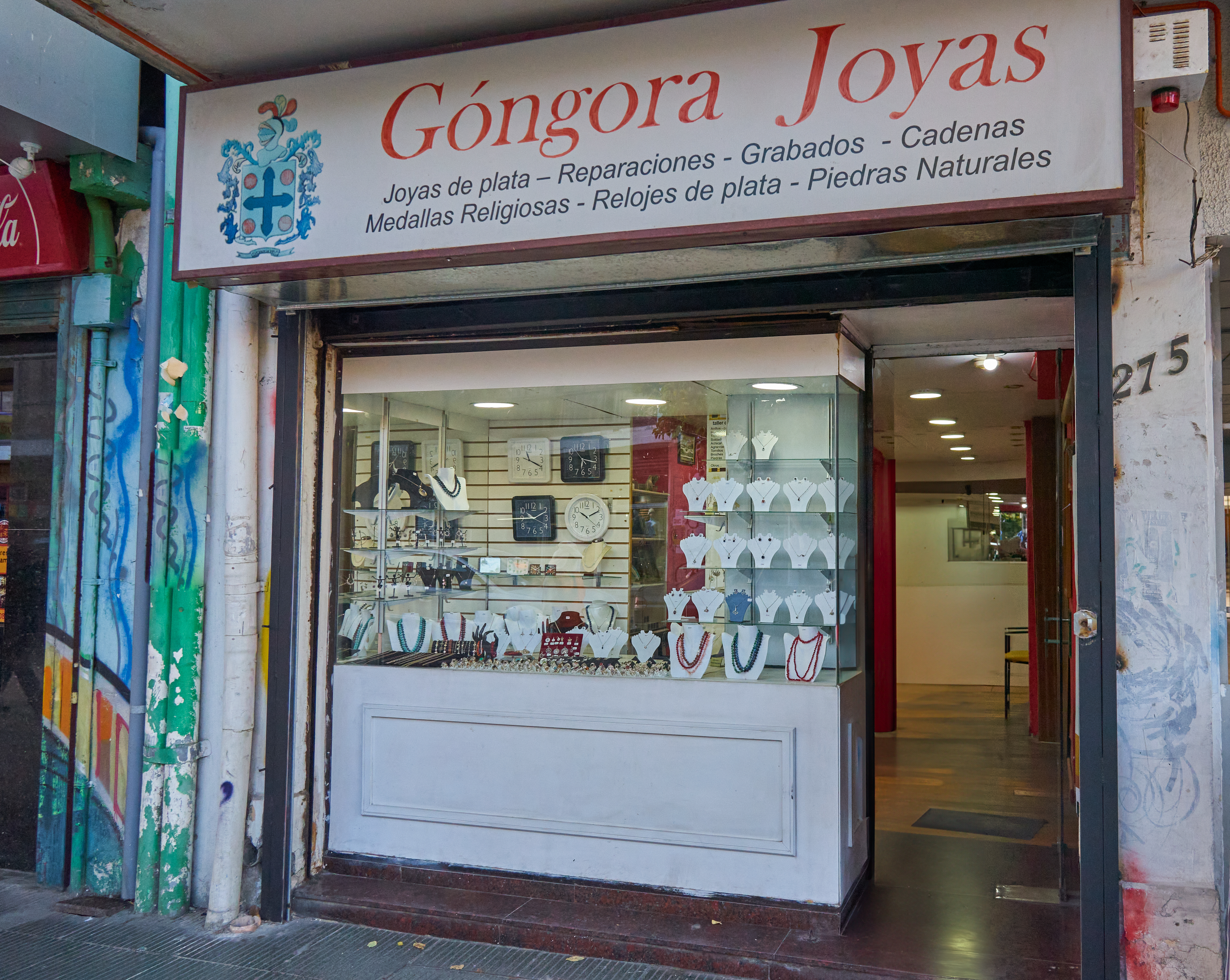 Fachada del taller Góngora Joyas