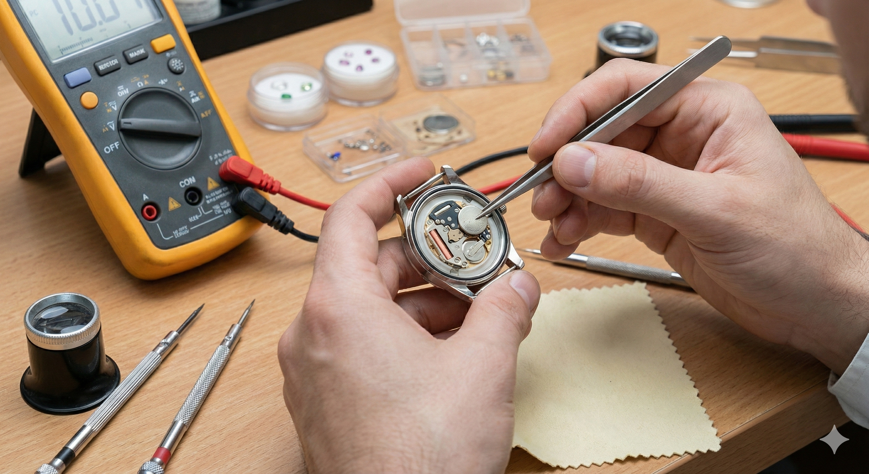 Cambio de pila en reloj