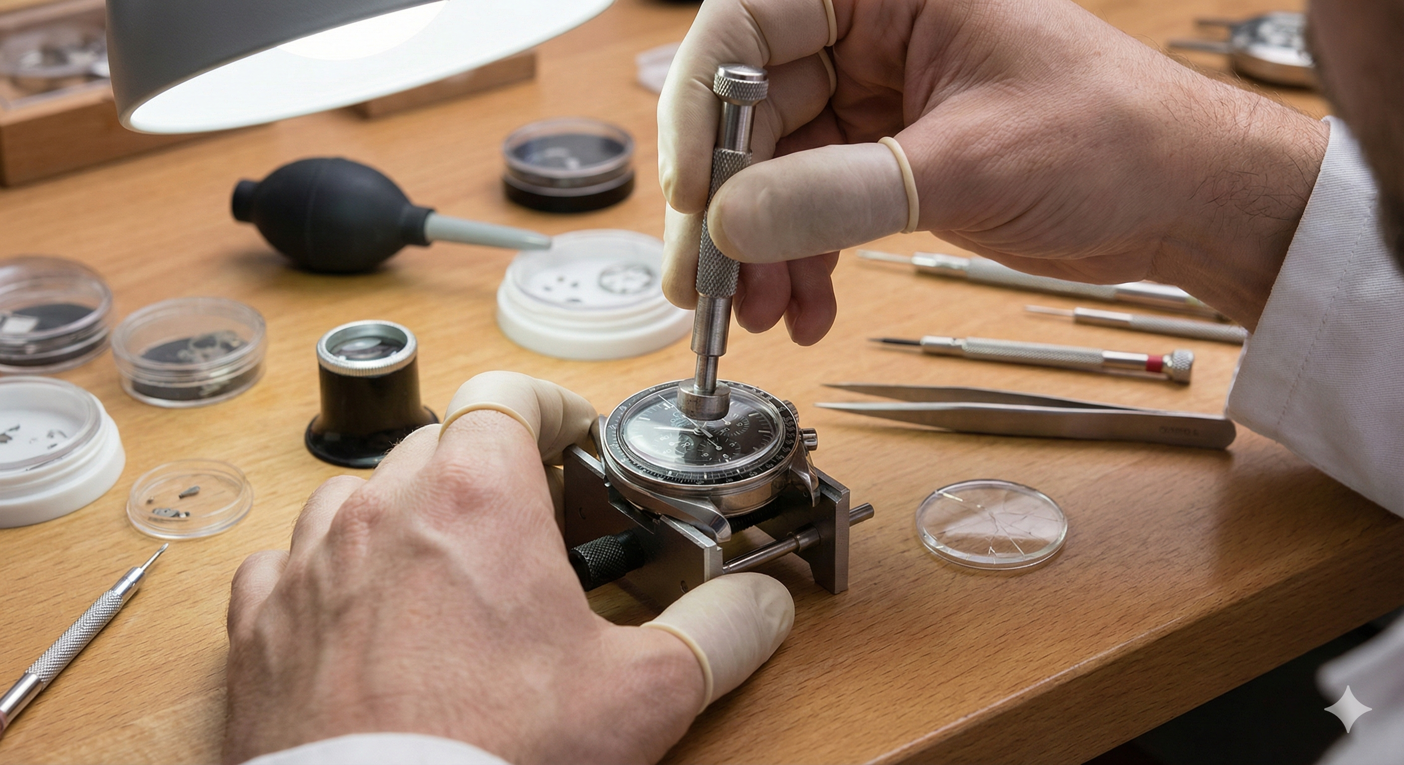 Cambio de cristal en reloj