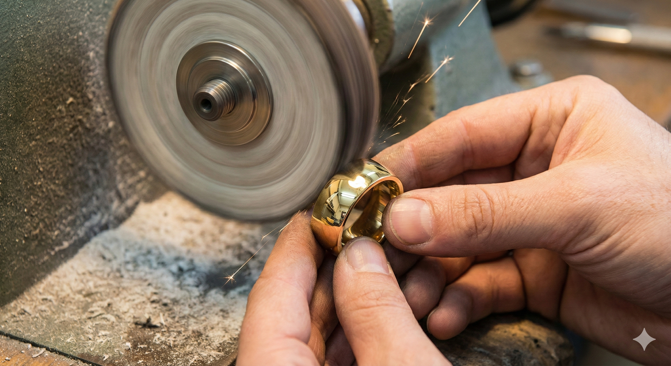 Pulido espejo y limpieza de joya